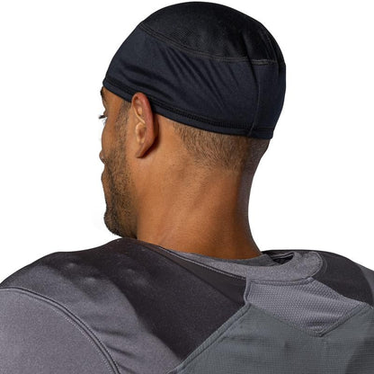 Unisex Skull and Wave Football Cap - Black, Breathable Stretch Fit Headwrap for Athletes and Sports, Perfect for Daily Streetwear & Waves