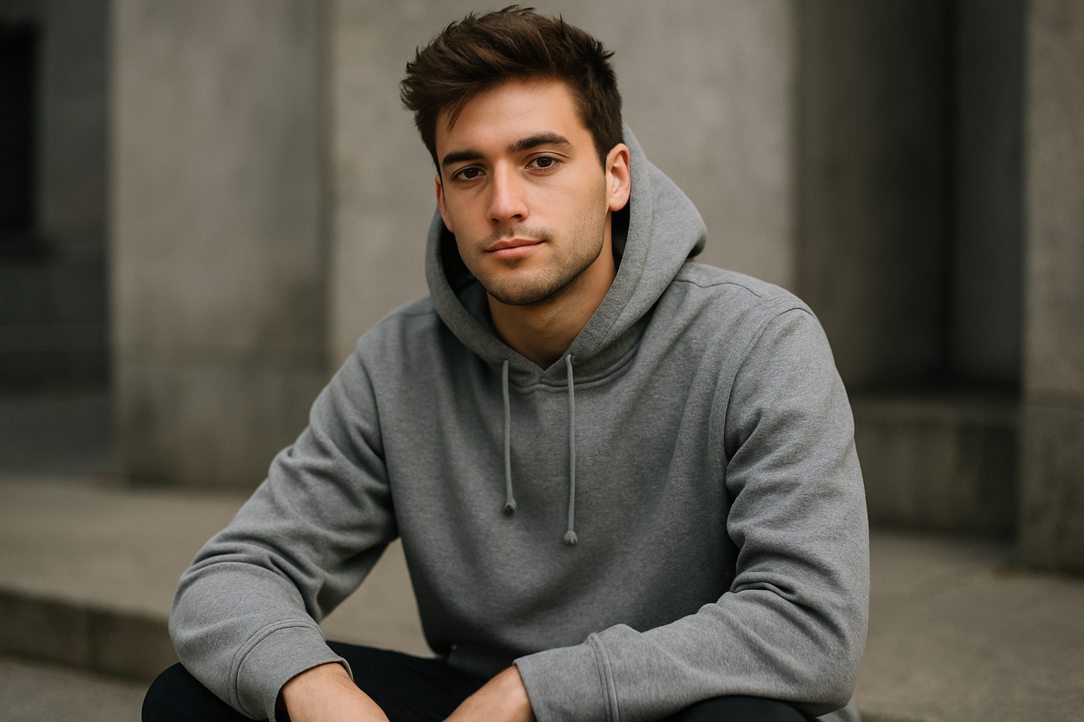 guy with hoodie